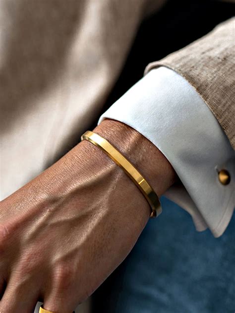 cartier gold men|cartier men' s cuff bracelet.